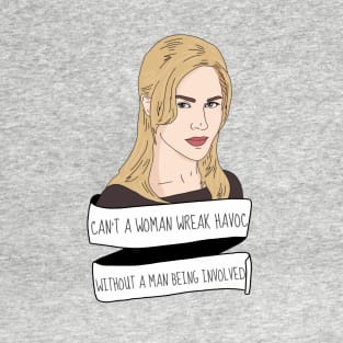 Darla Woman Wreak Havoc BTVS T-Shirt